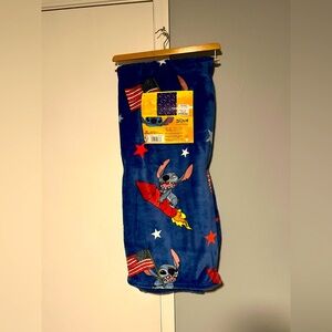 Disney Blue Stitch fireworks 🧨 . Patriotic throw.